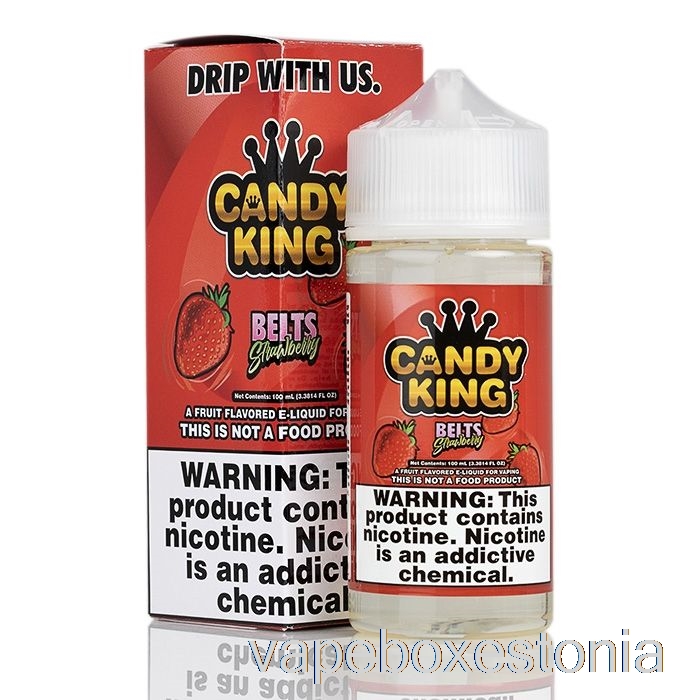 Vape Box Estonia Vööd Maasikas - Kommikuningas - 100ml 6mg